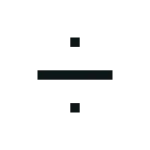 Divide SVG Icon